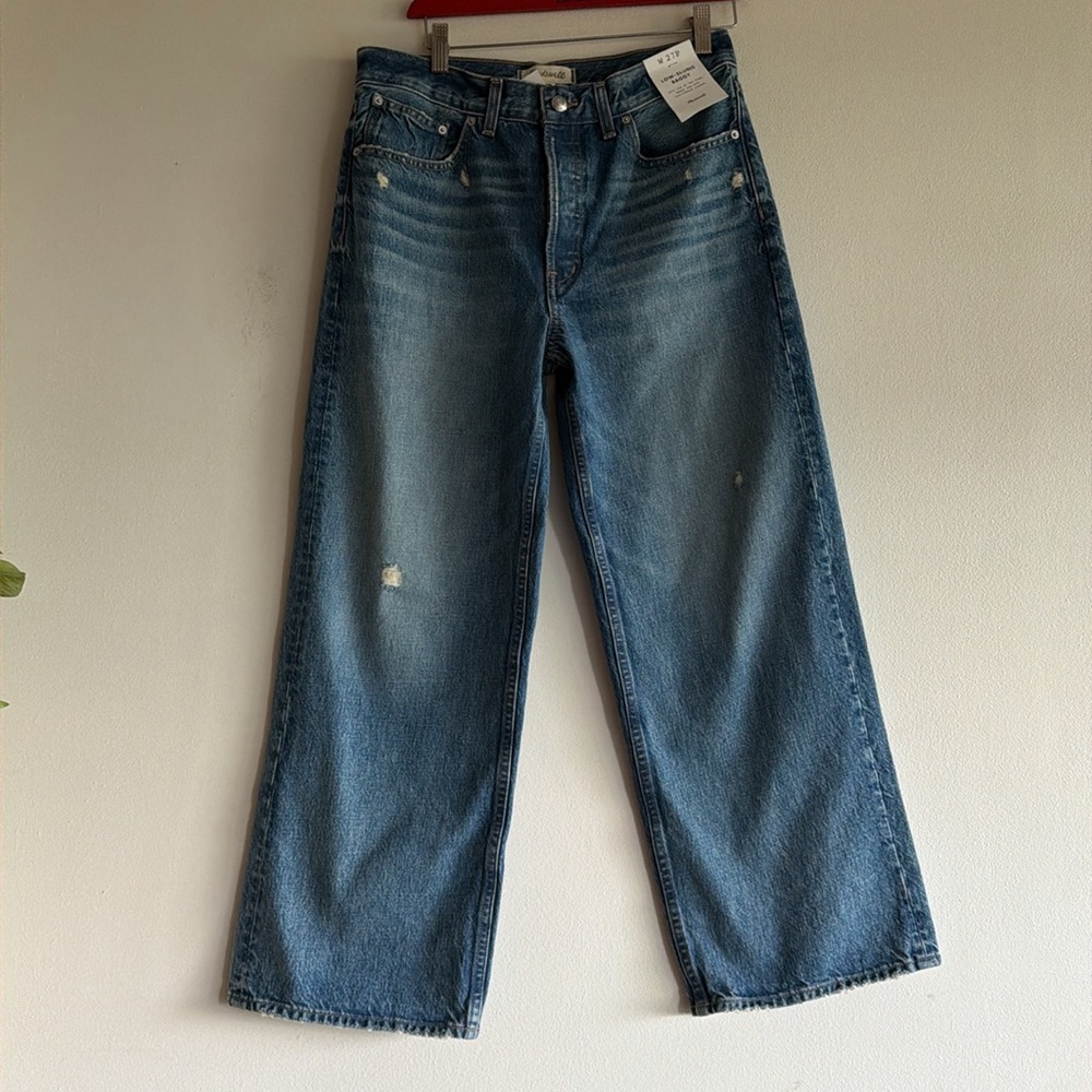 Madewell petite low slung baggy jeans - Picture 2 of 9